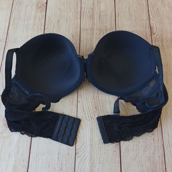Torrid Lace Overlay Push-Up Demi Bra sz 40D - Picture 5 of 11